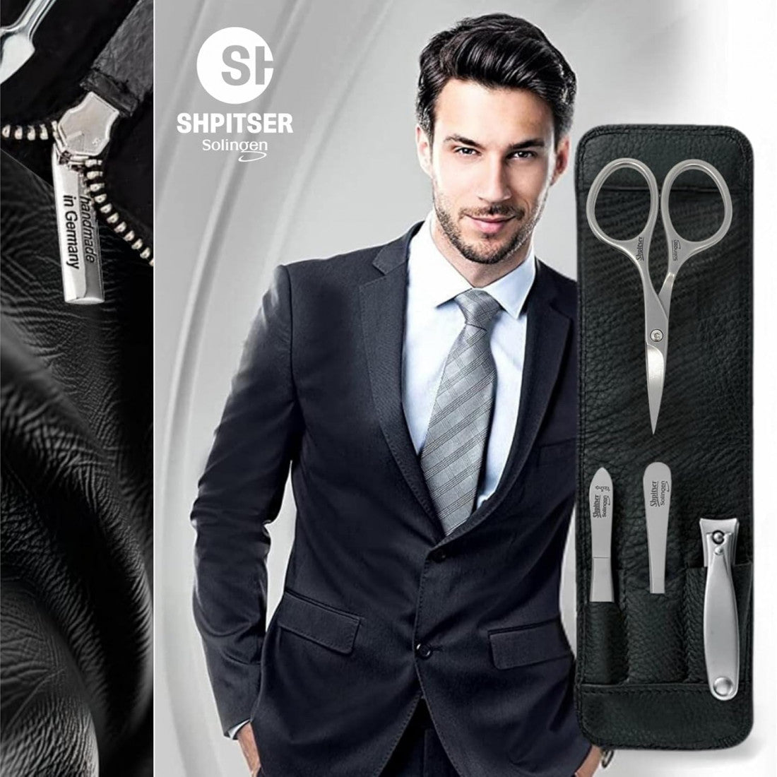 Shpitser Manicure and Pedicure Set of 4 Surgical Stainless Steel Instruments