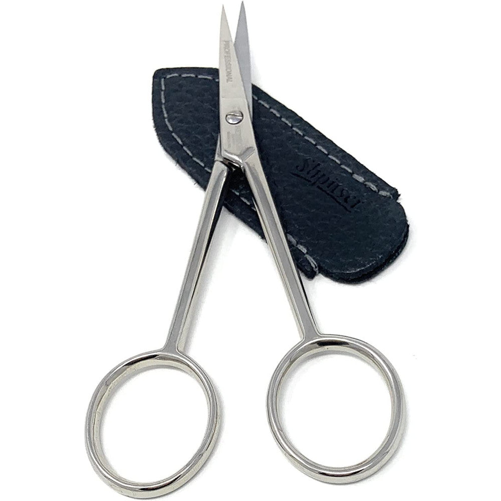 Henbor professional Mustache & Beard Scissors Nickel Plated Special Carbon Steel