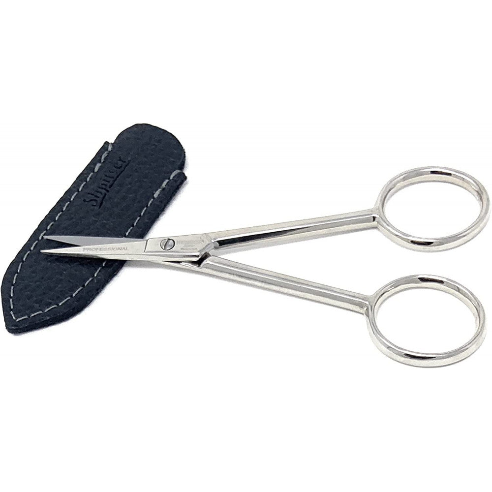 Henbor professional Mustache & Beard Scissors Nickel Plated Special Carbon Steel