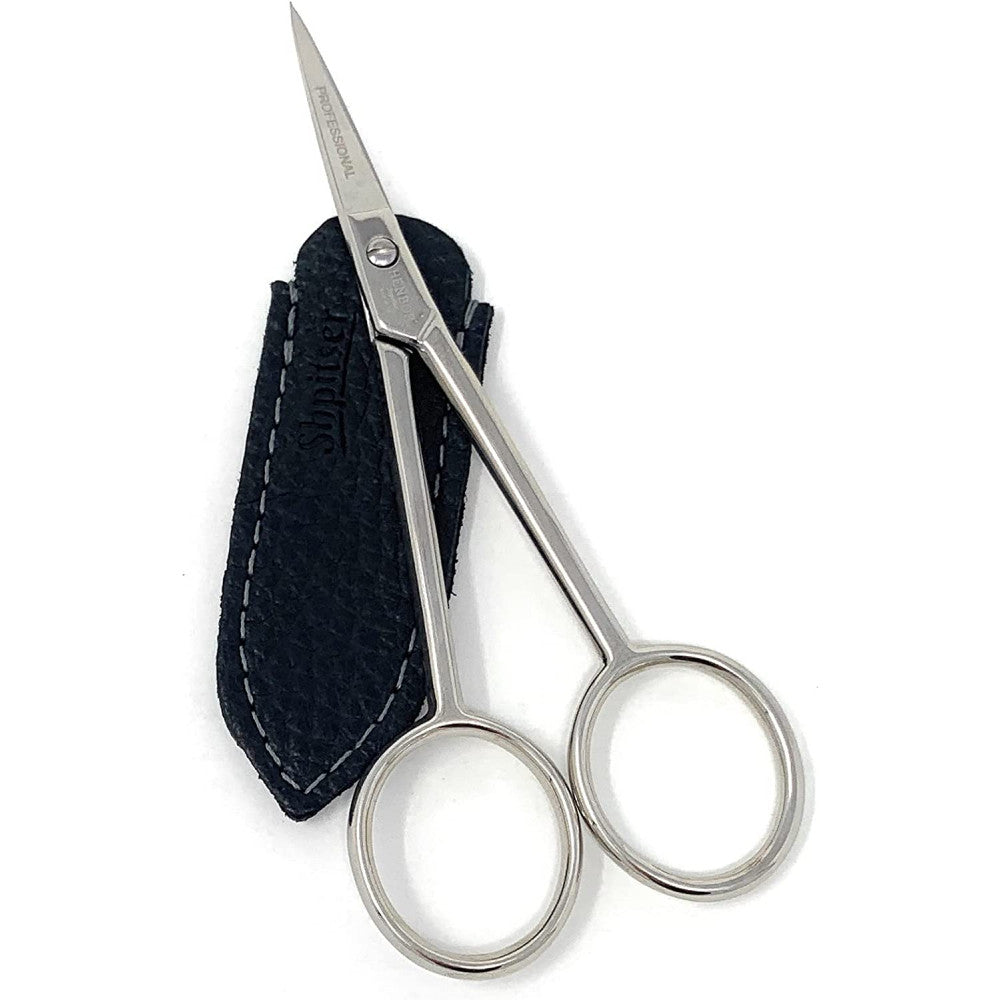 Henbor professional Mustache & Beard Scissors Nickel Plated Special Carbon Steel