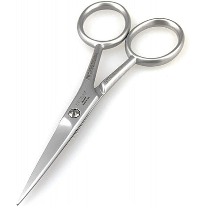 Henbor Italy Professional Mustache & Beard Scissors Surgical Stainless Steel Professional Grooming Tool
