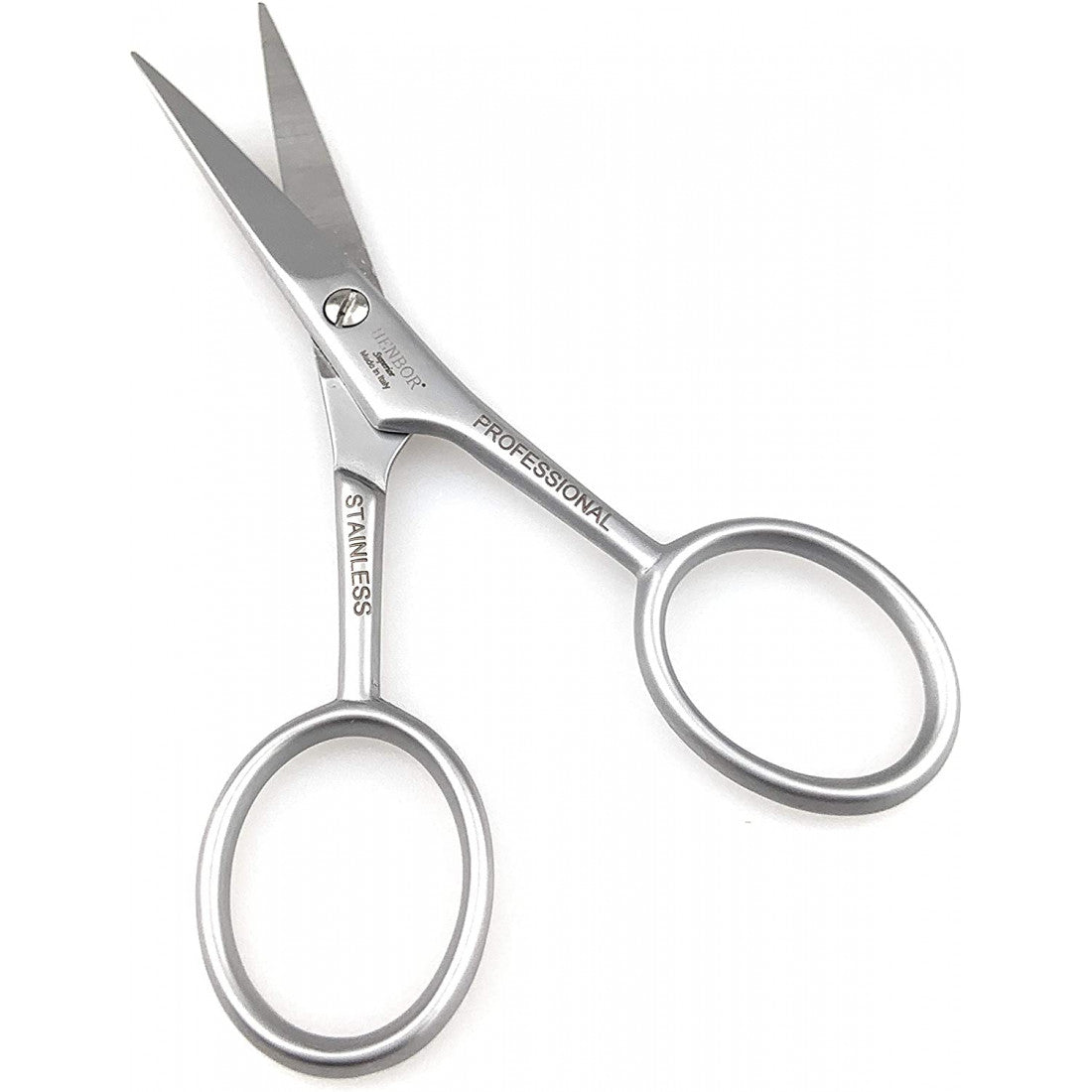 Henbor Italy Professional Mustache & Beard Scissors Surgical Stainless Steel Professional Grooming Tool