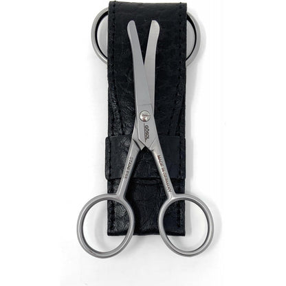 Solingen Nose & Ear Scissors - Stainless Steel Rounded Tip Scissors for Eyebrow, Nose Hair, Mustache and Beard