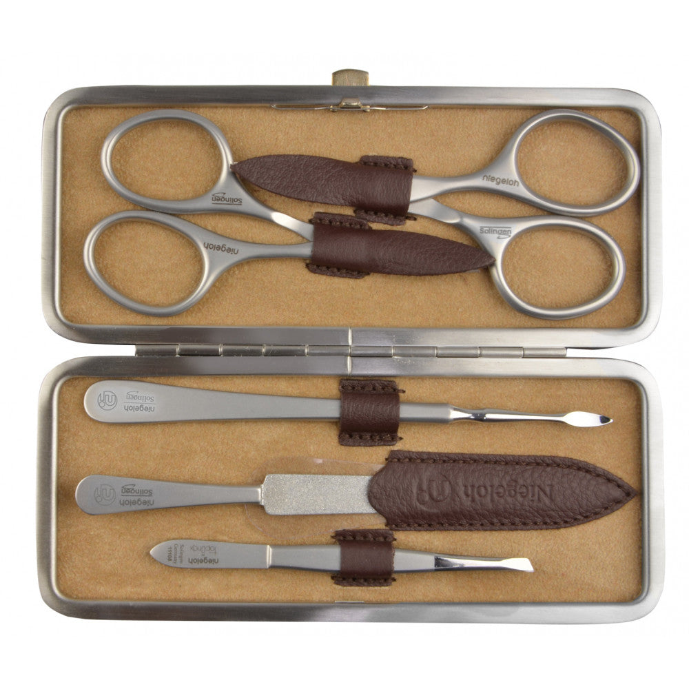 Niegeloh 5 pcs Luxury Stainless Steel Manicure Set Nail