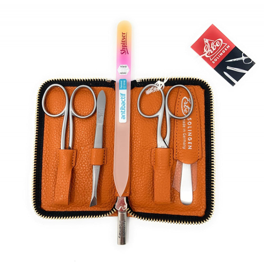 Erbe Solingen 4 pcs Surgical Stainless Steel German Manicure Set Grooming Kit In Luxury Luxbury Beauty