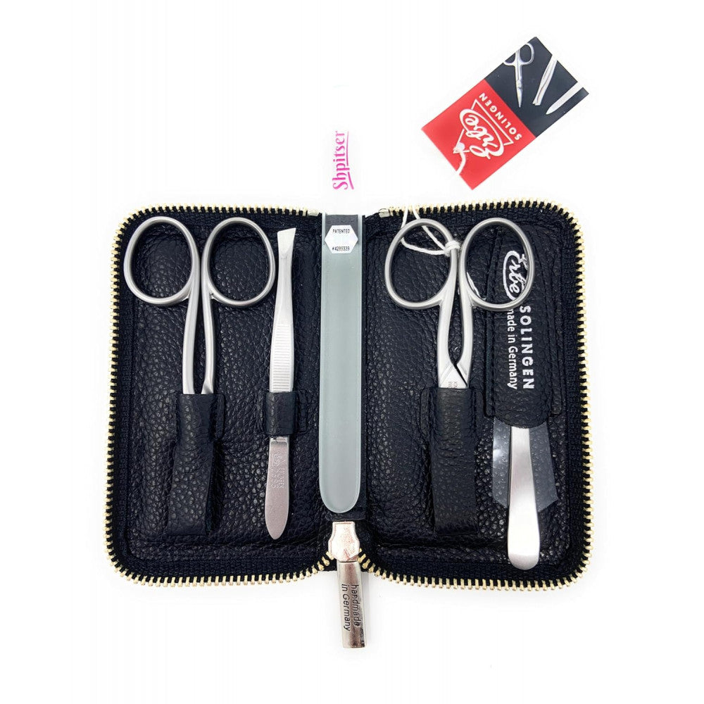 Erbe Solingen 4 pcs Surgical Stainless Steel German Manicure Set Grooming Kit In Luxury Luxbury Beauty