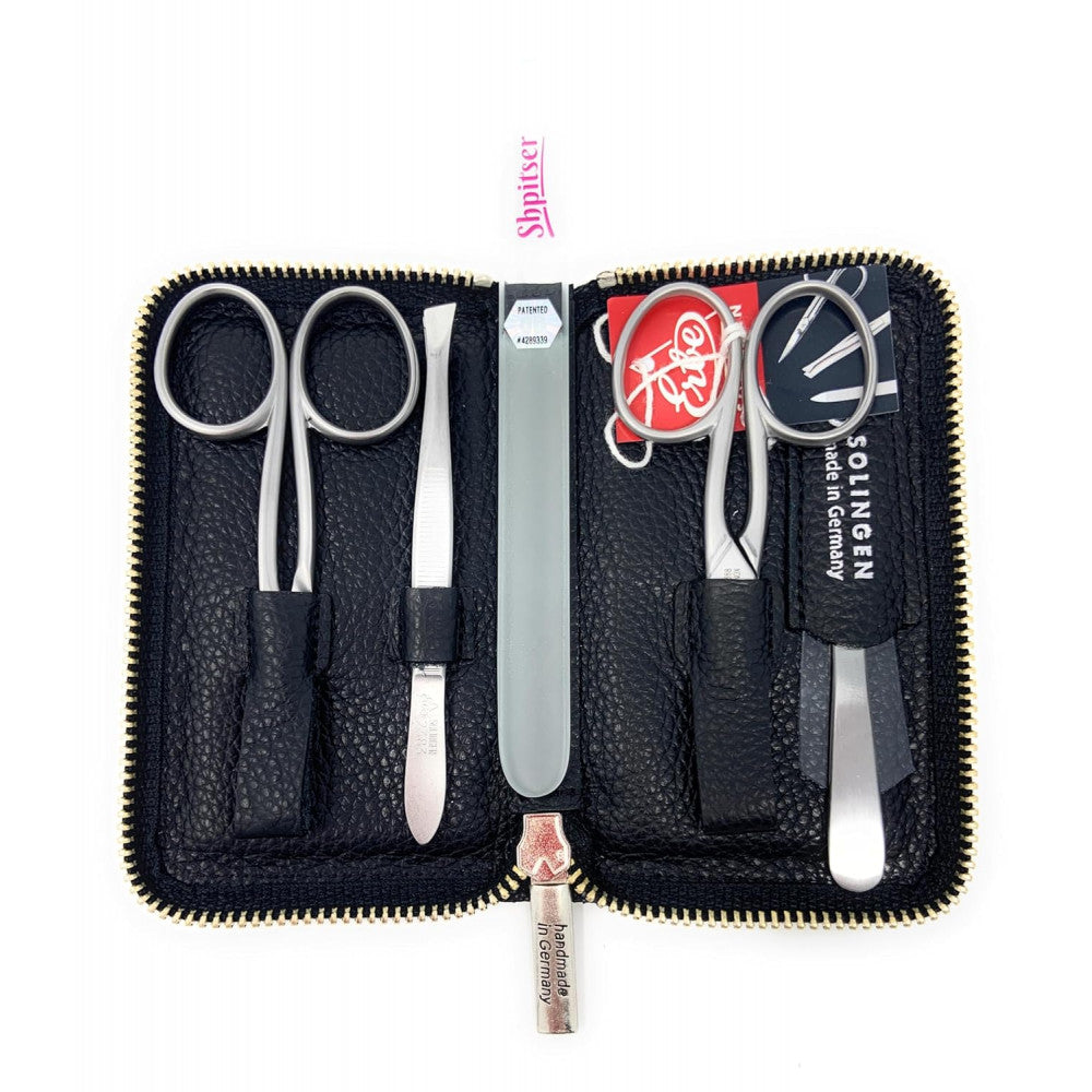Erbe Solingen 4 pcs Surgical Stainless Steel German Manicure Set Grooming Kit In Luxury Luxbury Beauty