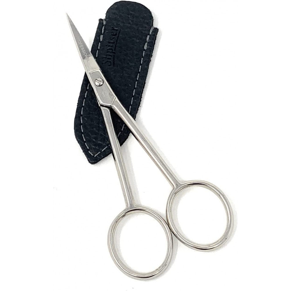 Henbor professional Mustache & Beard Scissors Nickel Plated