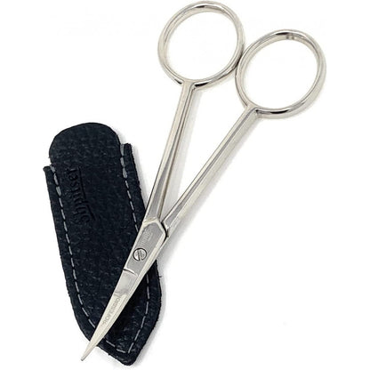 Henbor professional Mustache & Beard Scissors Nickel Plated