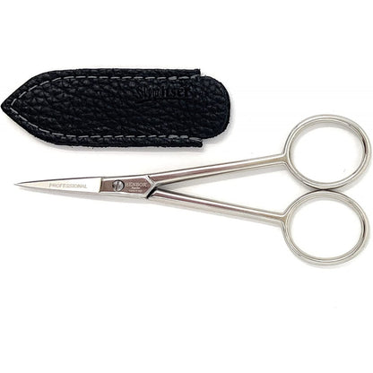 Henbor professional Mustache & Beard Scissors Nickel Plated Special Carbon Steel