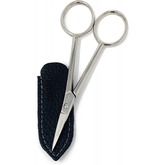 Henbor professional Mustache & Beard Scissors Nickel Plated Special Carbon Steel