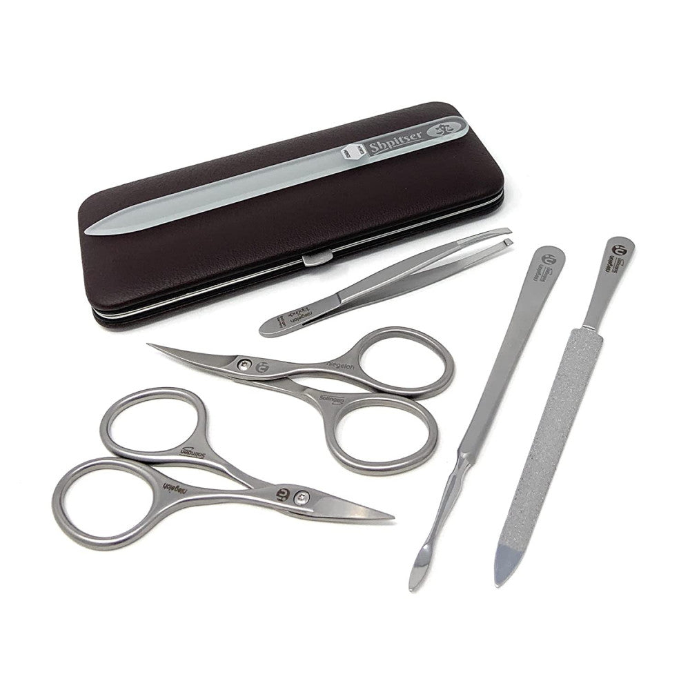 Niegeloh 5 pcs Luxury Stainless Steel Manicure Set Nail