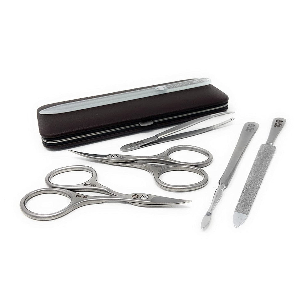 Niegeloh 5 pcs Luxury Stainless Steel Manicure Set Nail