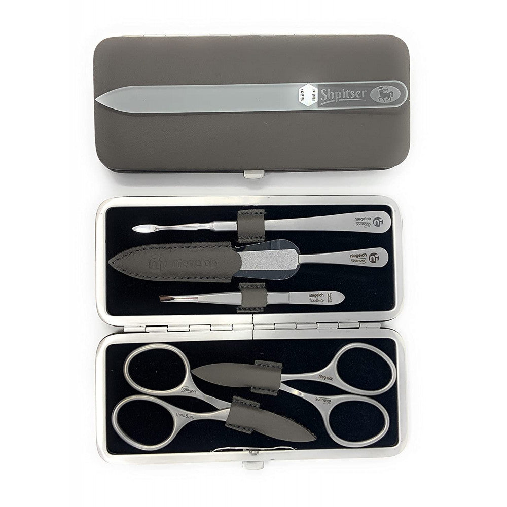 Niegeloh 5 pcs Luxury Stainless Steel Manicure Set