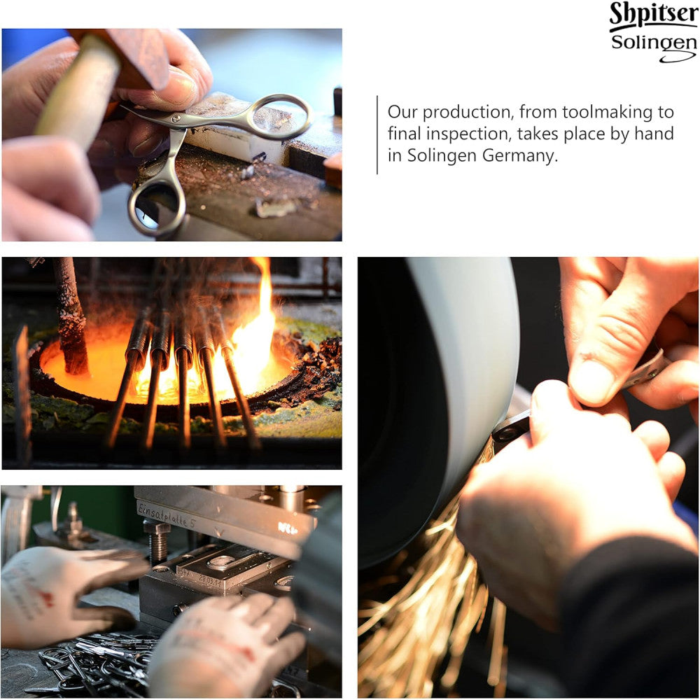 Shpitser Manicure and Pedicure Nail Scissors for Toe and Fingernails Luxbury Beauty