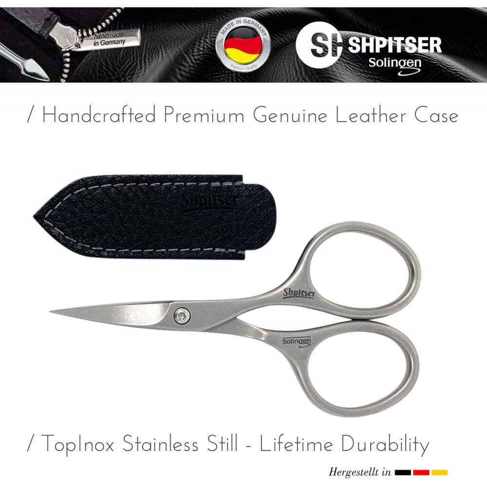 Shpitser Manicure and Pedicure Nail Scissors for Toe and Fingernails Luxbury Beauty